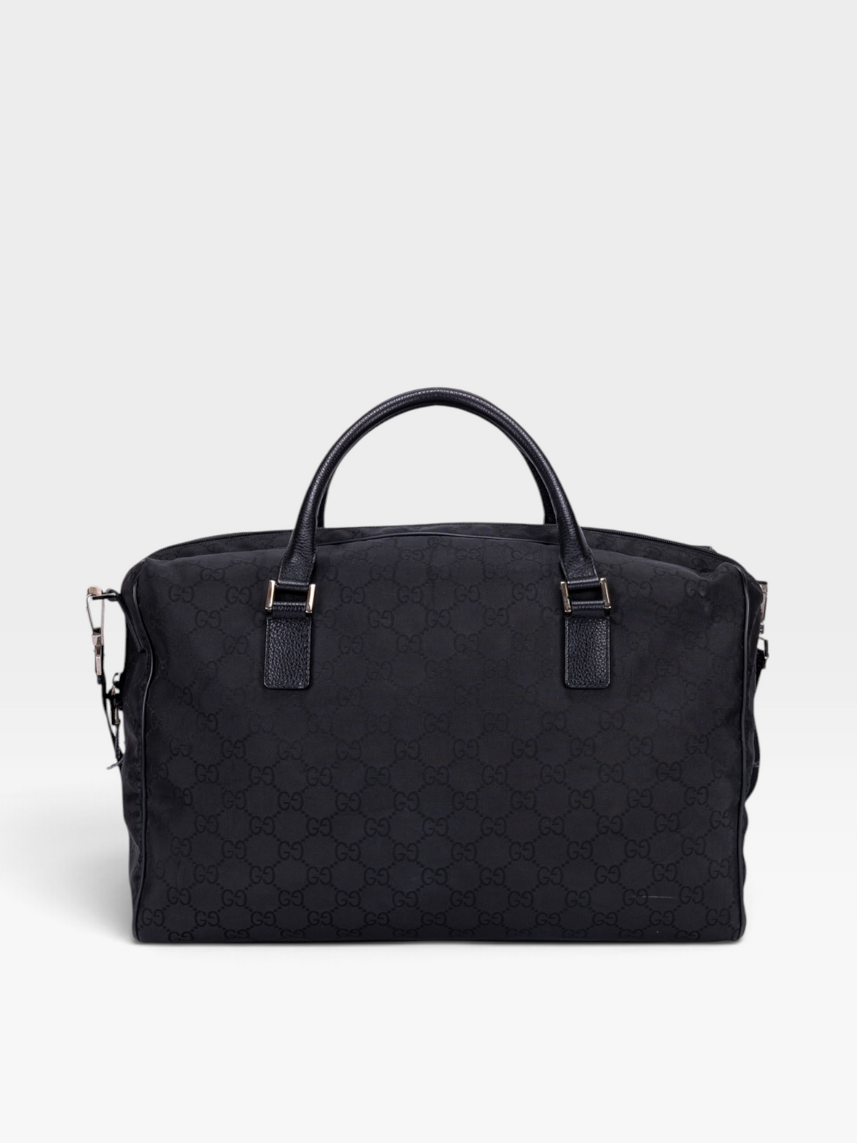 Gucci GG Nylon Duffle Bag In Black