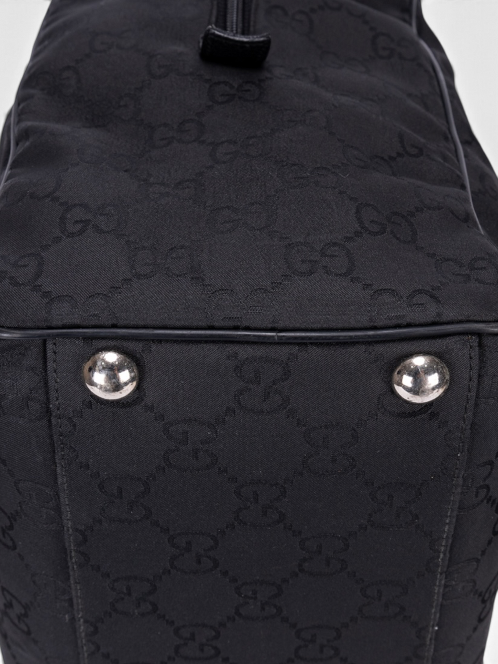 Gucci GG Nylon Duffle Bag In Black