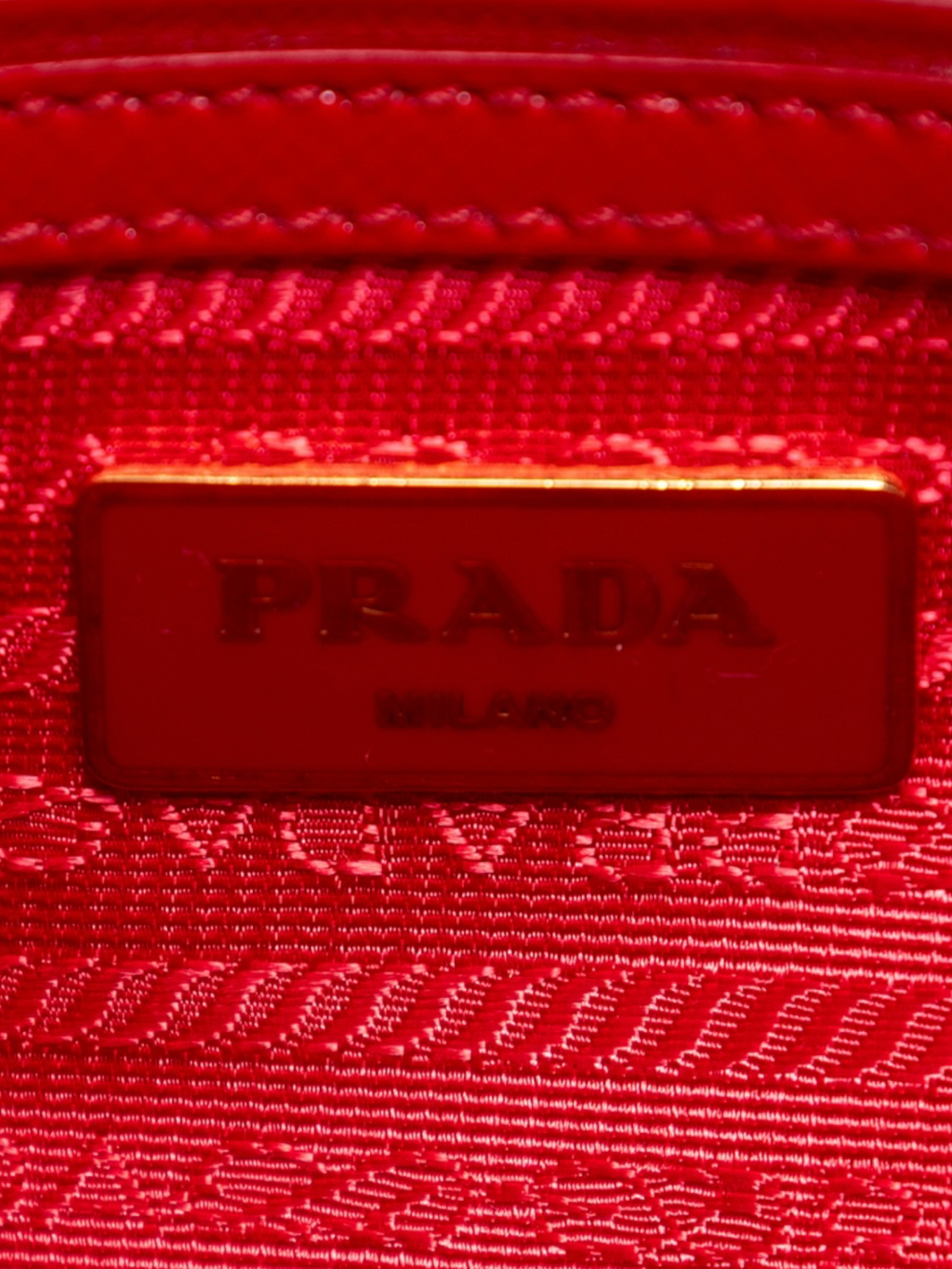 Prada Galleria Double Zip Tote Bag In Red Patent Leather