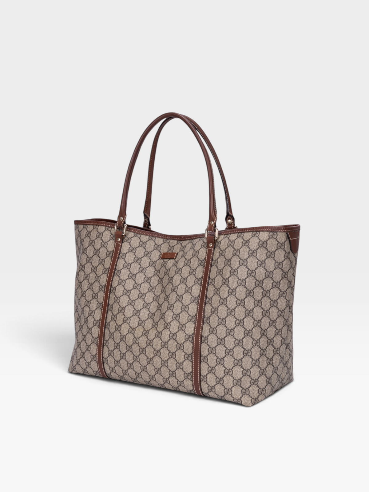 Gucci GG Supreme Large Joy Tote Bag In Brown
