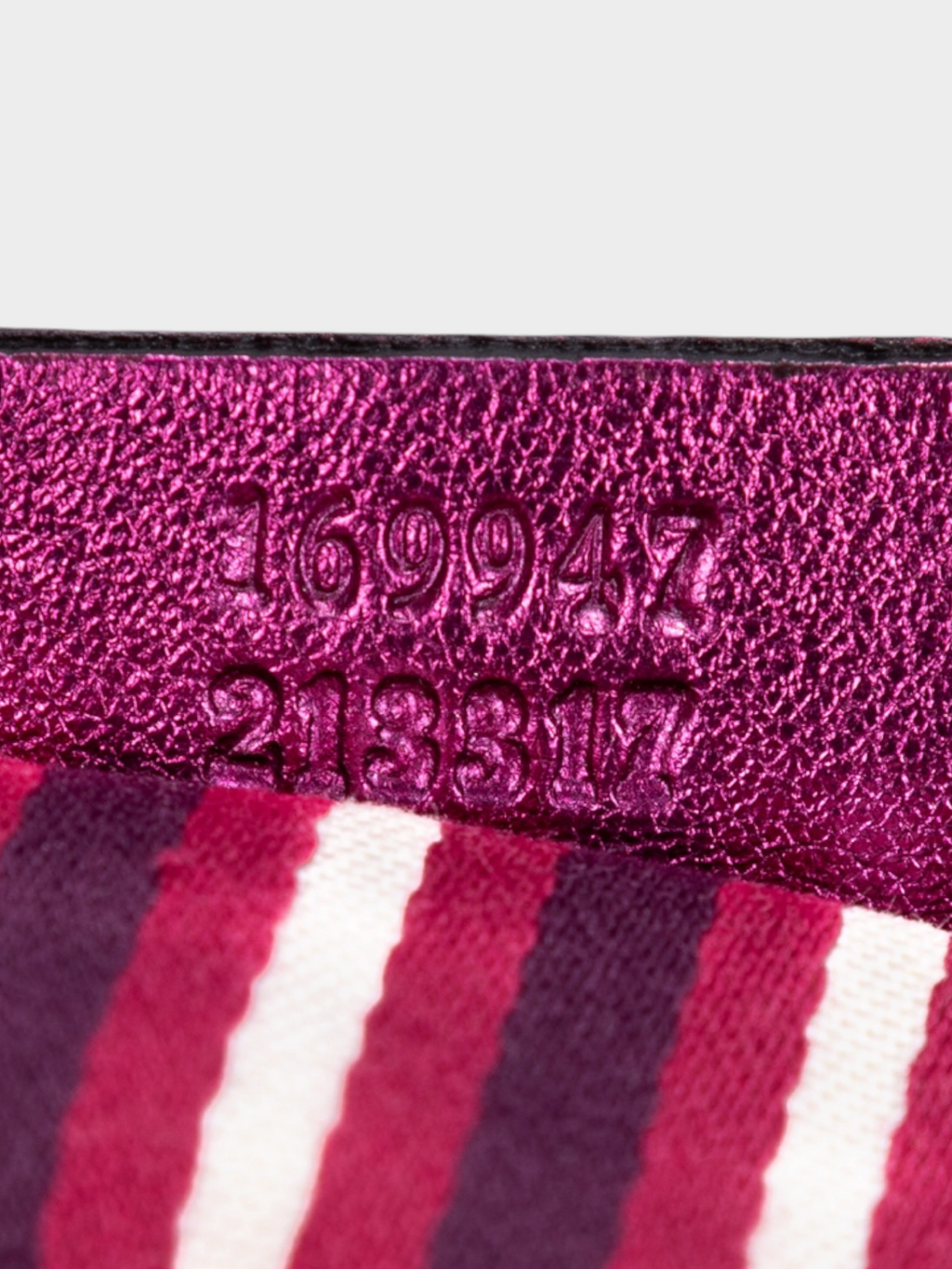 Gucci GG Canvas Britt Hobo Bag With Hot Pink Trim
