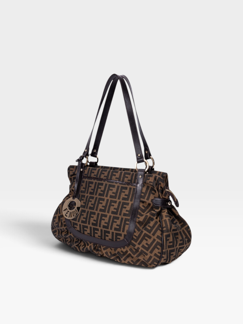 Fendi Zucca Chef Large Shoulder Bag