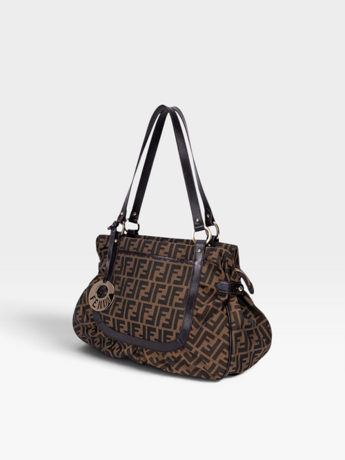 Fendi Zucca Chef Large Shoulder Bag