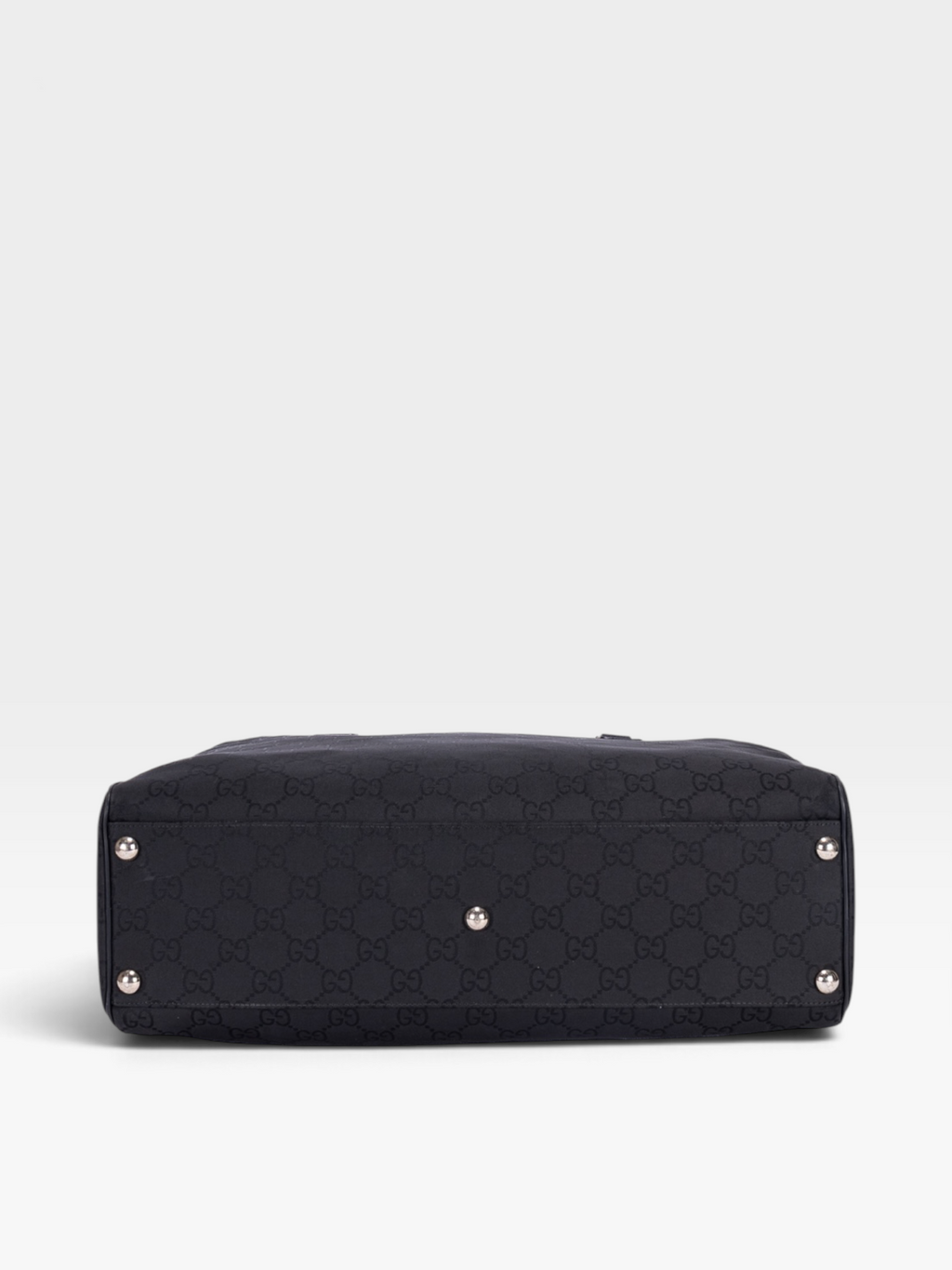 Gucci GG Nylon Duffle Bag In Black