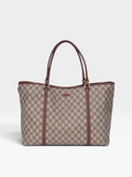Gucci GG Supreme Large Joy Tote Bag In Brown