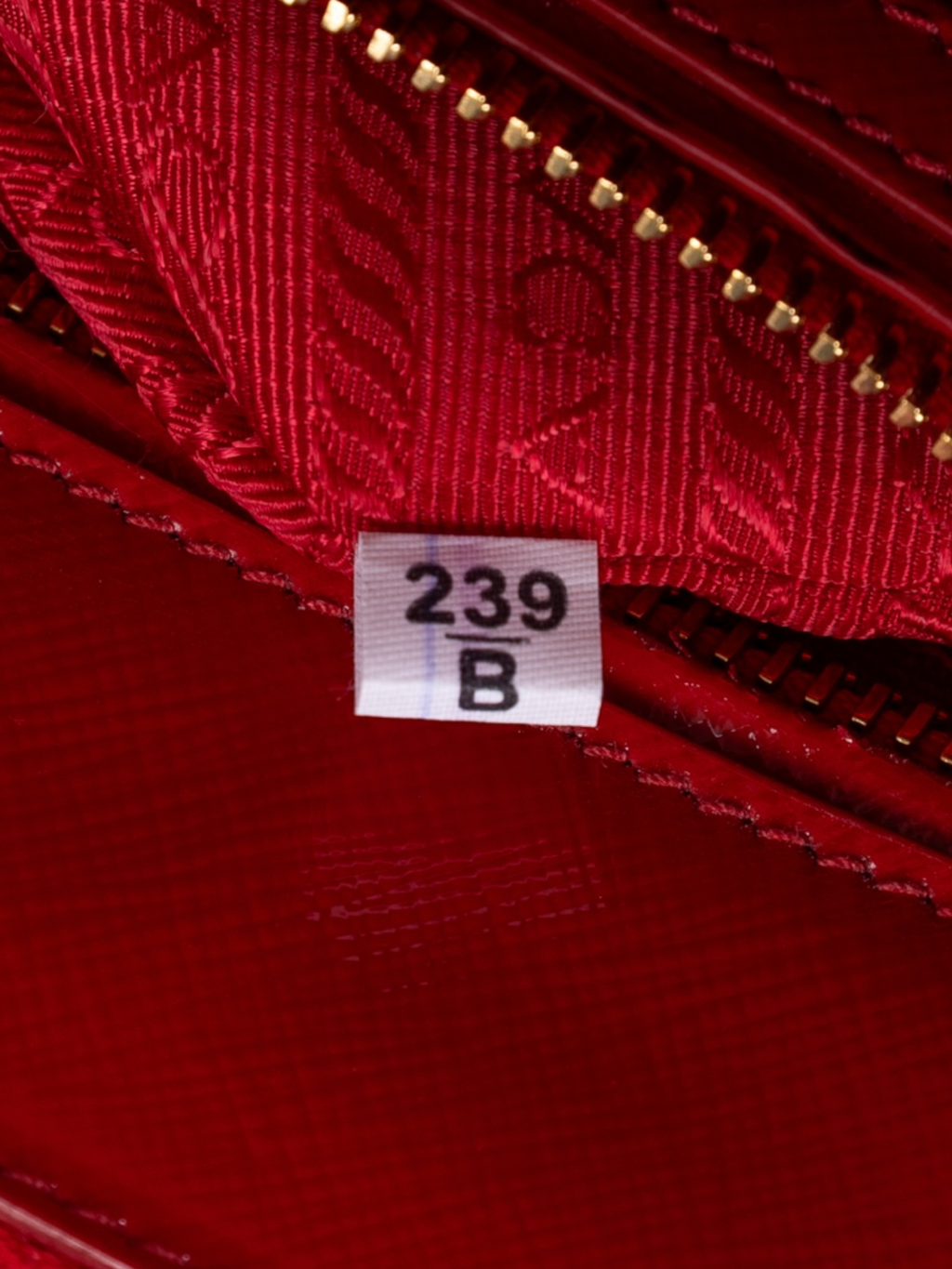 Prada Galleria Double Zip Tote Bag In Red Patent Leather
