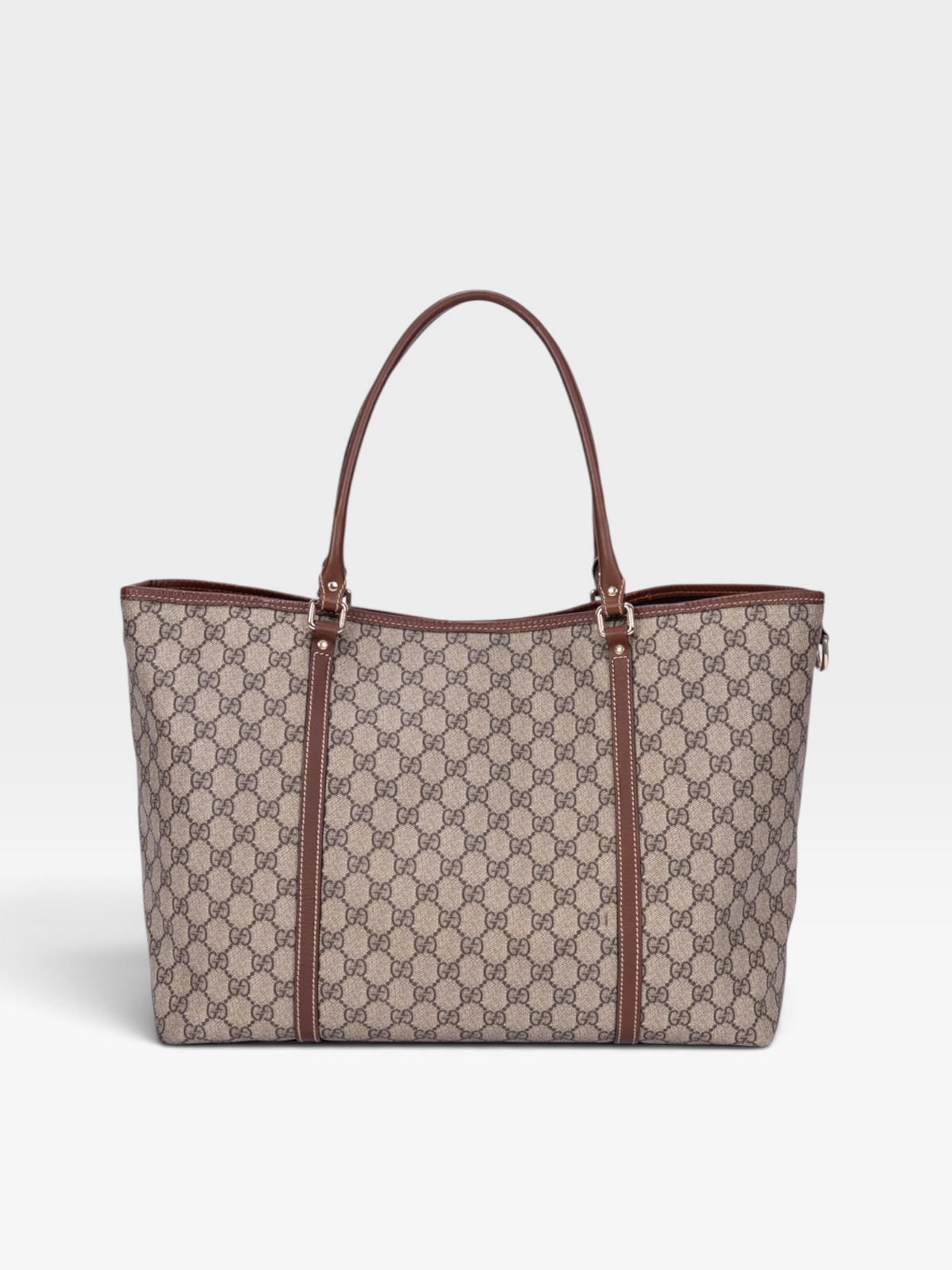 Gucci GG Supreme Large Joy Tote Bag In Brown