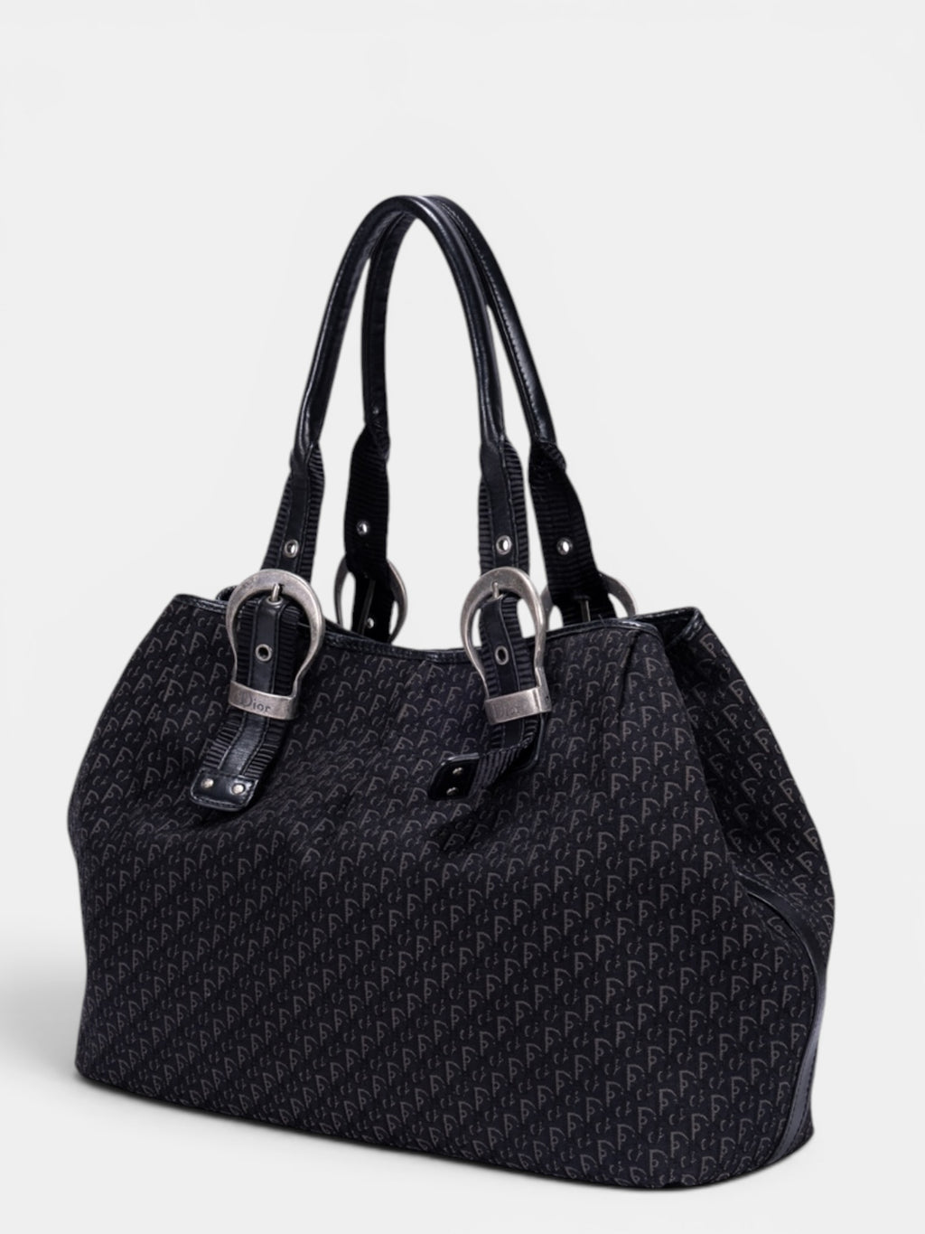 Dior Vintage Diorissimo Vintage Trotter Buckle Tote