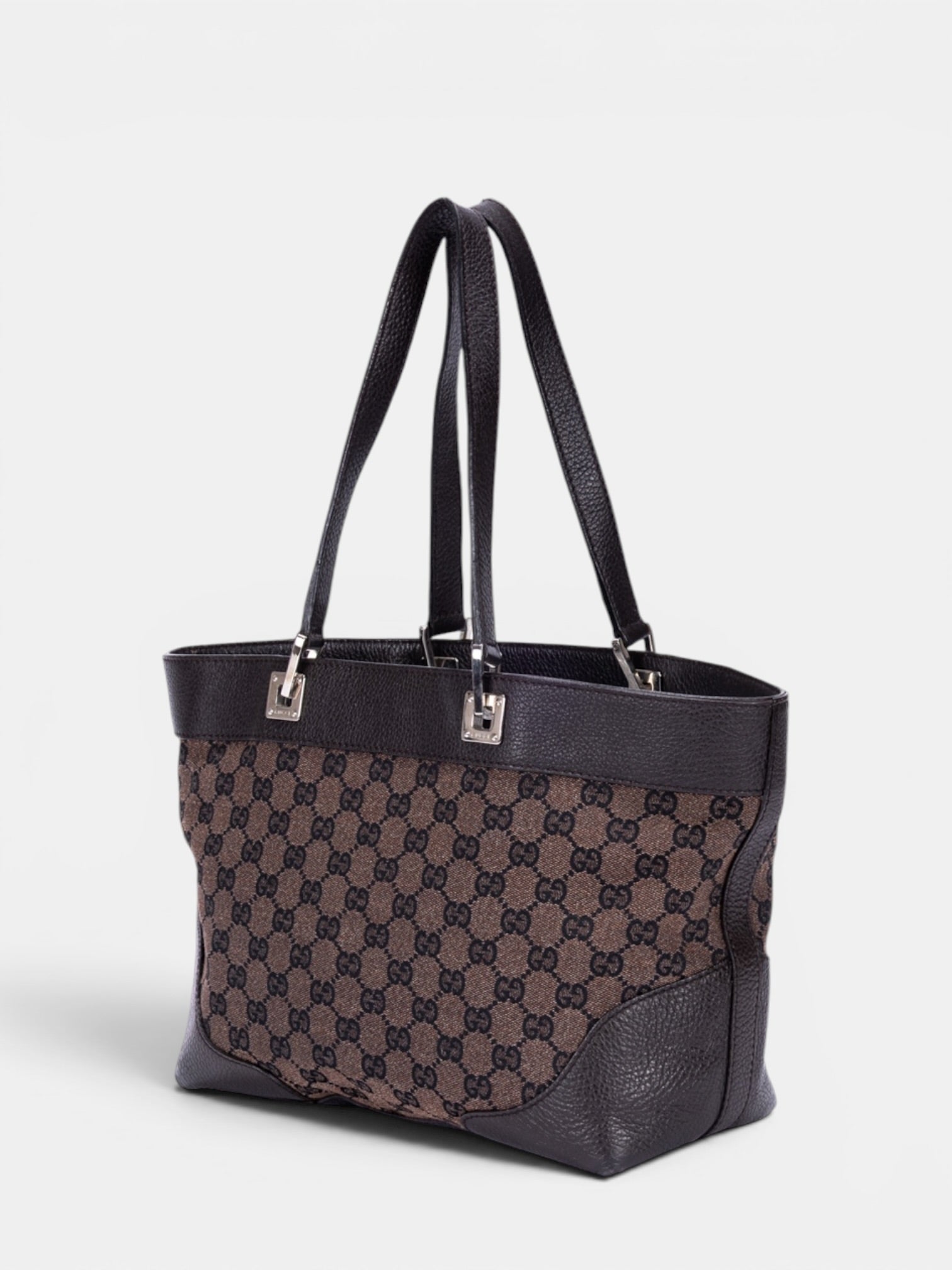 Gucci GG Canvas Tote Shoulder Bag