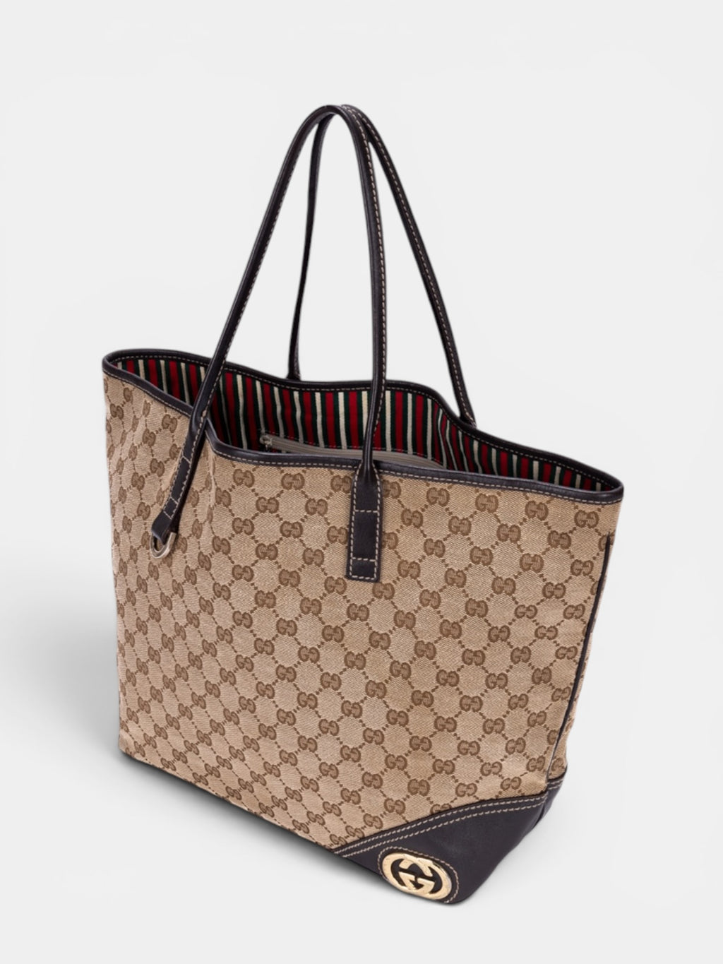 Gucci GG Canvas New Britt Large Tote
