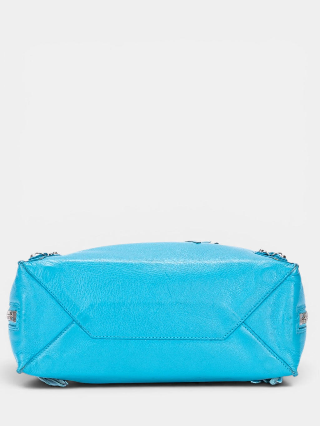 Balenciaga Papier A6 Zip Around Tote Bag In Blue