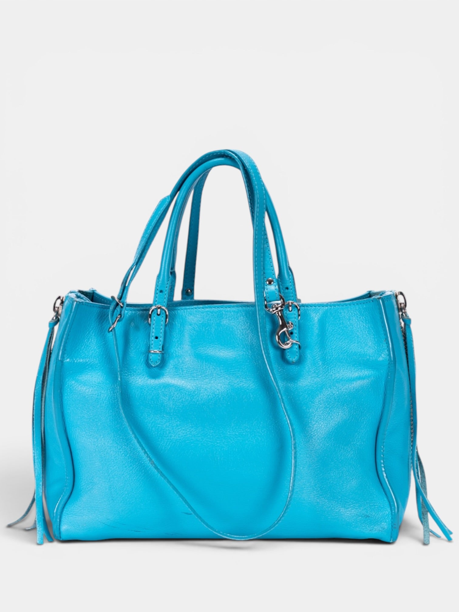 Balenciaga Papier A6 Zip Around Tote Bag In Blue