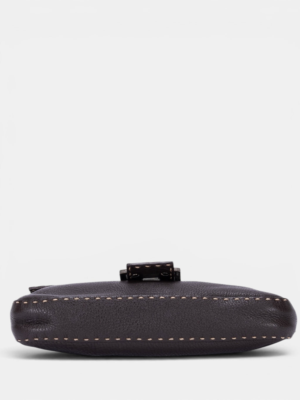 Fendi Selleria Baguette Medium Bag In Dark Brown