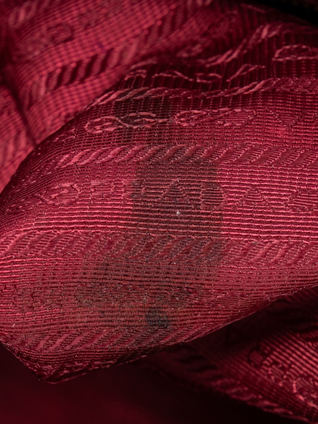 Prada Saffiano Lux Tote In Bi-Color Red & Burgundy