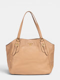 Prada Vitello Daino Shoulder Bag In Beige