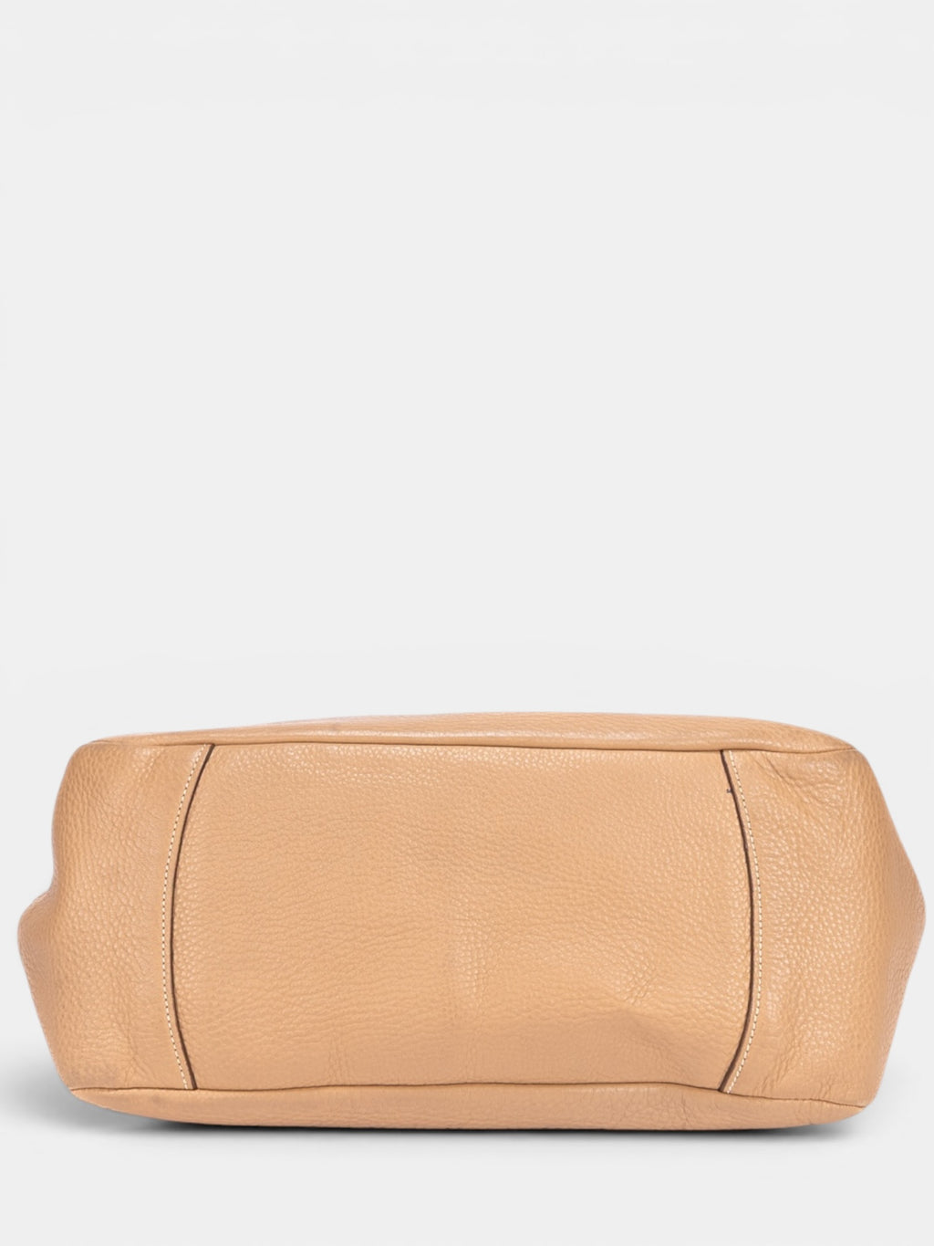 Prada Vitello Daino Shoulder Bag In Beige
