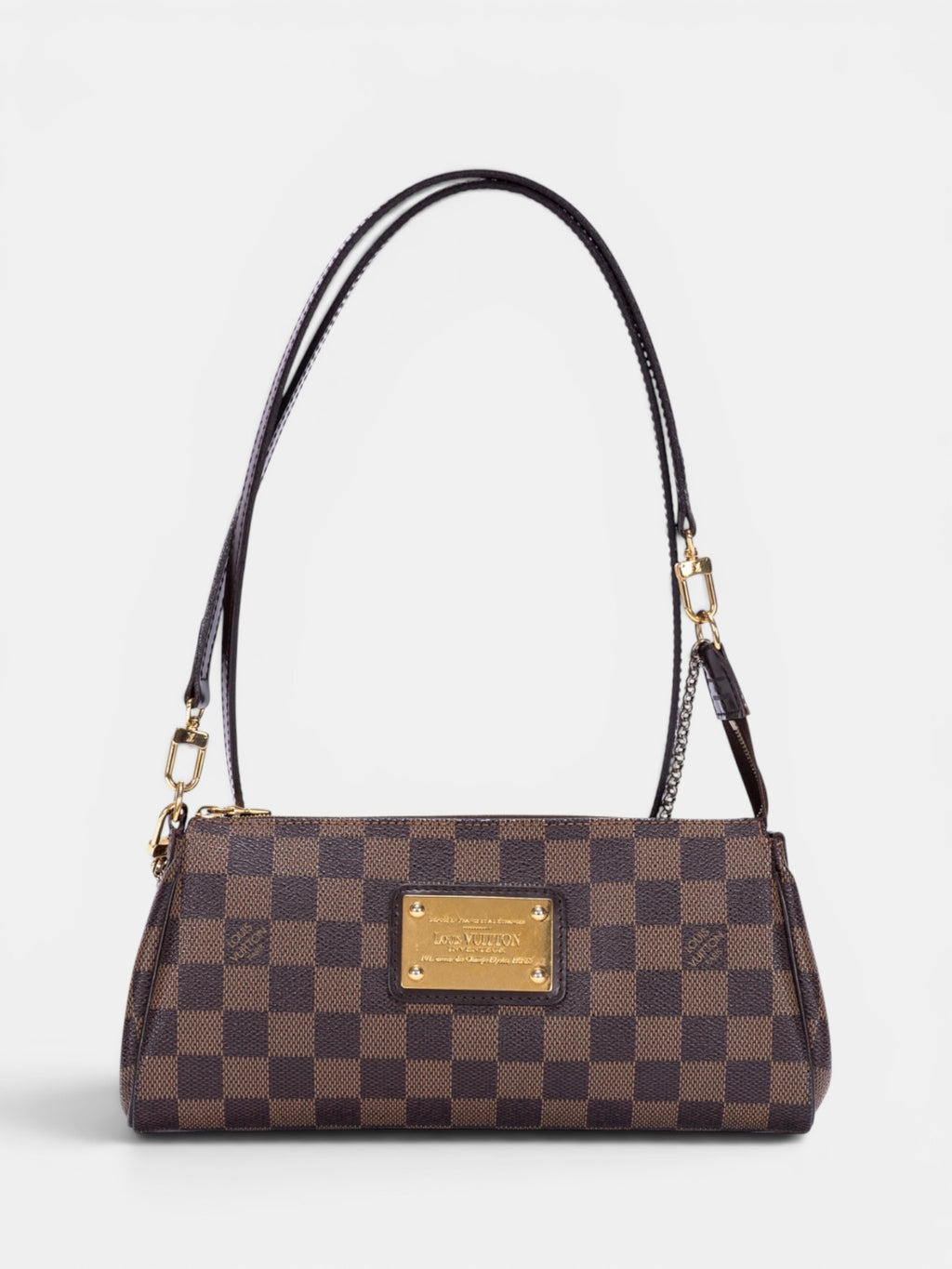 Louis Vuitton Eva Clutch In Damier Ebene
