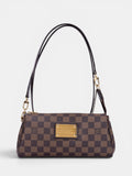 Louis Vuitton Eva Clutch In Damier Ebene