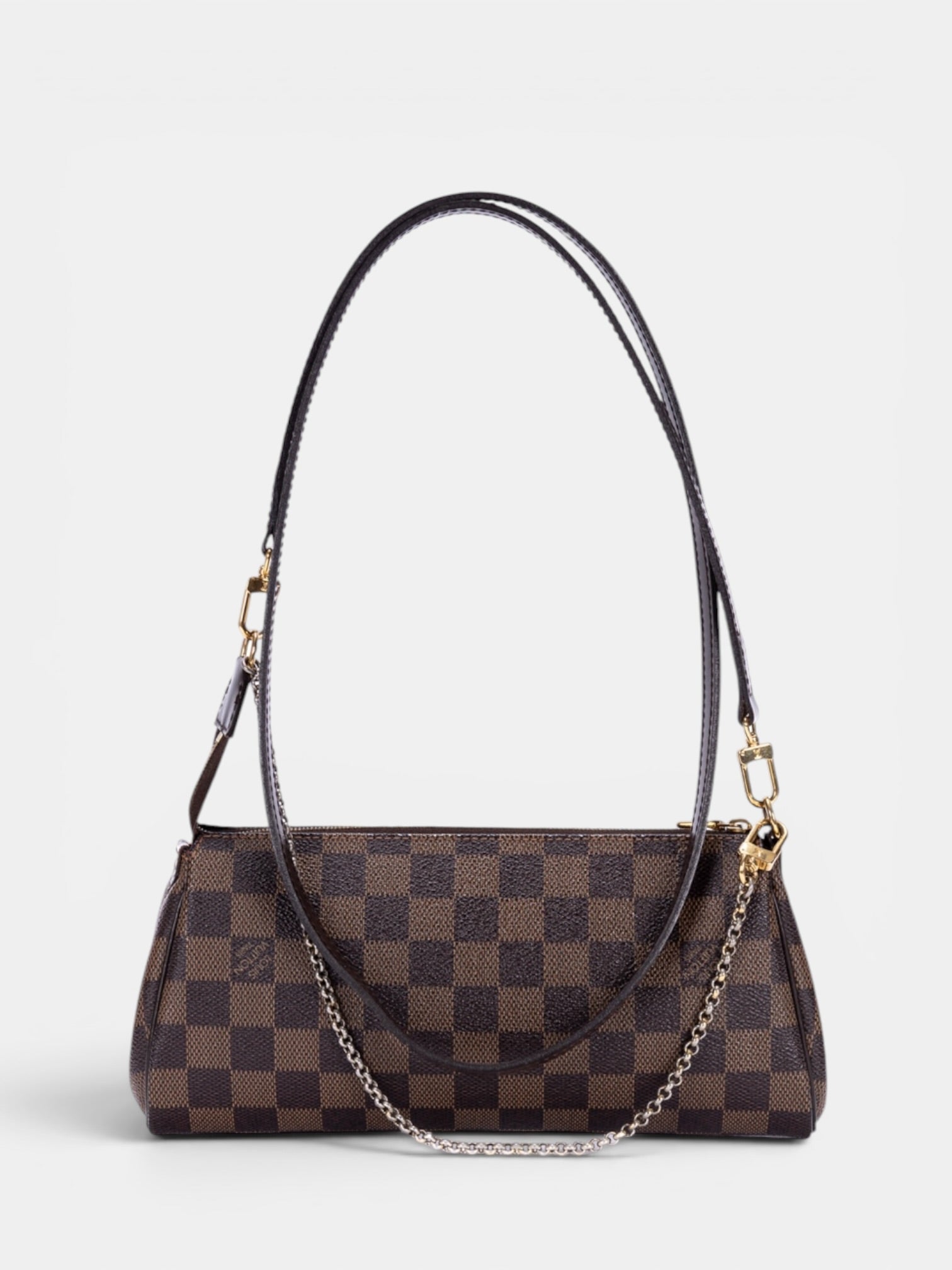 Louis Vuitton Eva Clutch In Damier Ebene
