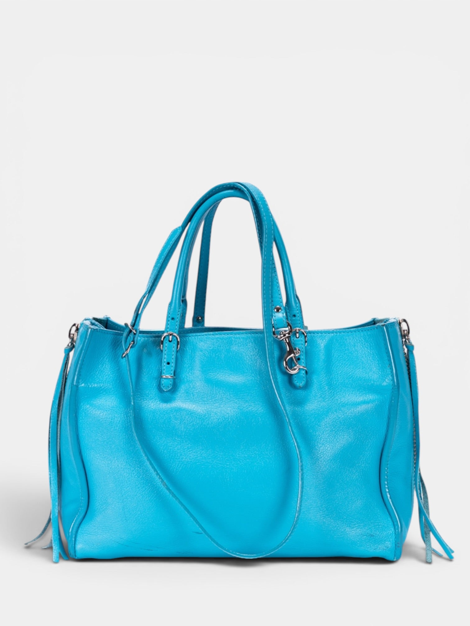 Balenciaga Papier A6 Zip Around Tote Bag In Blue