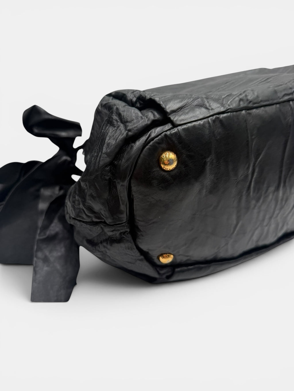 Prada Nappa Antique Drawstring Tote