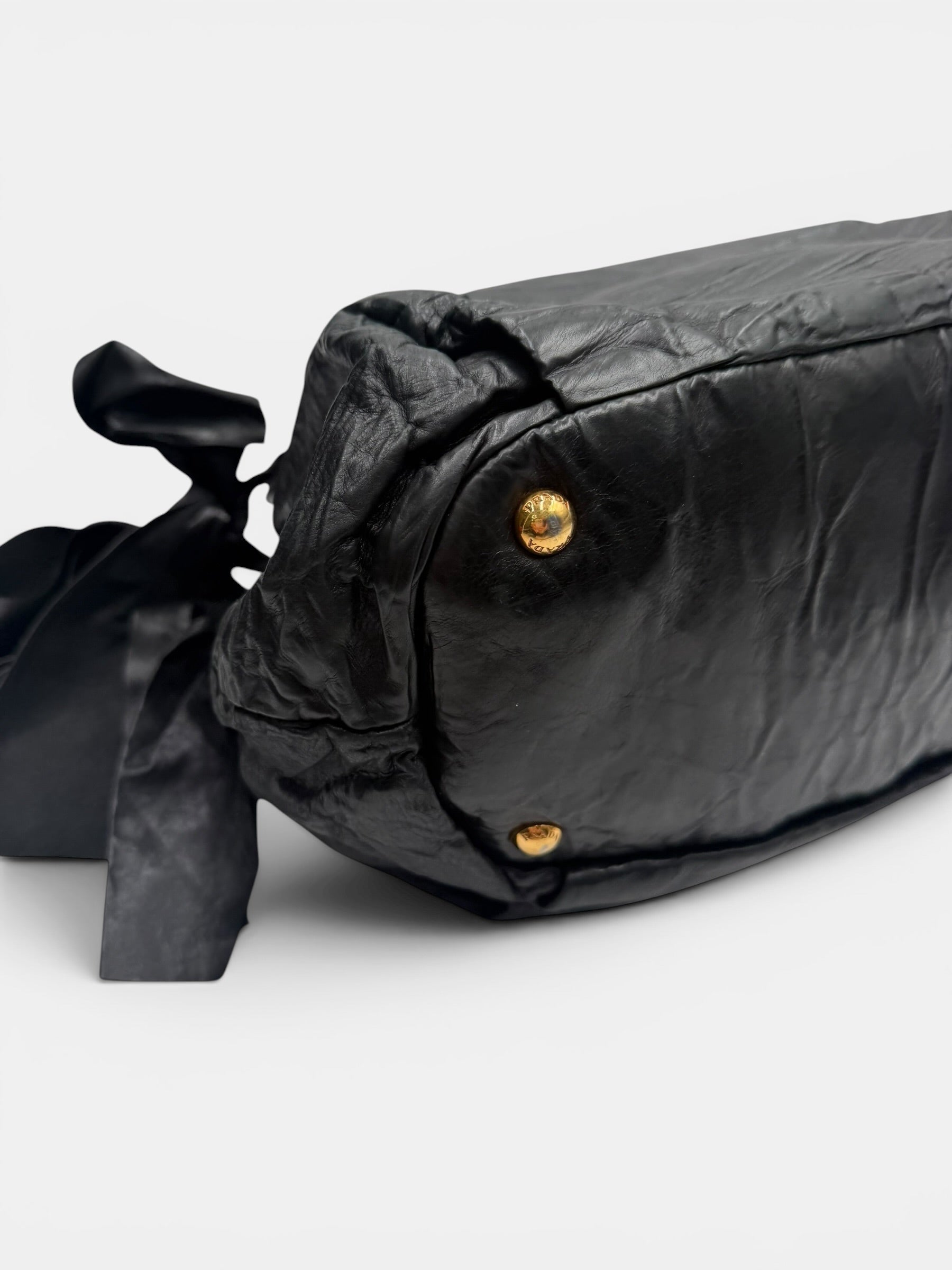 Prada Nappa Antique Drawstring Tote