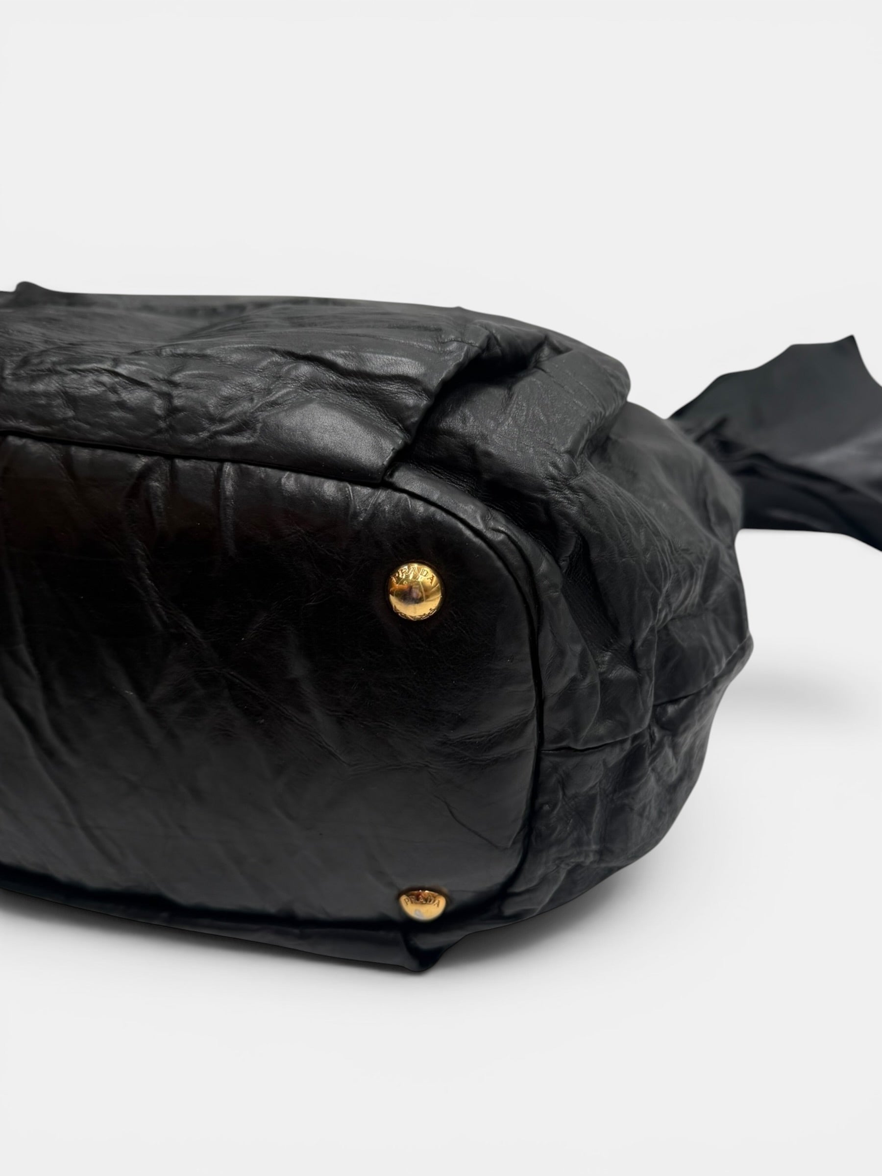 Prada Nappa Antique Drawstring Tote