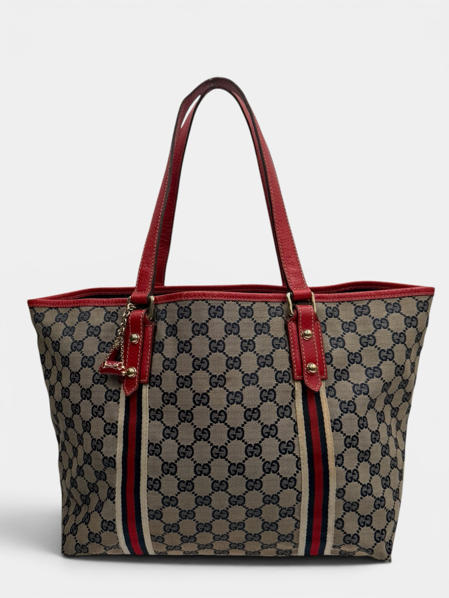 Gucci Tote Red and Blue