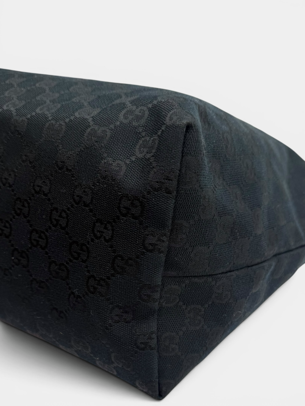 Gucci Black Canvas Tote