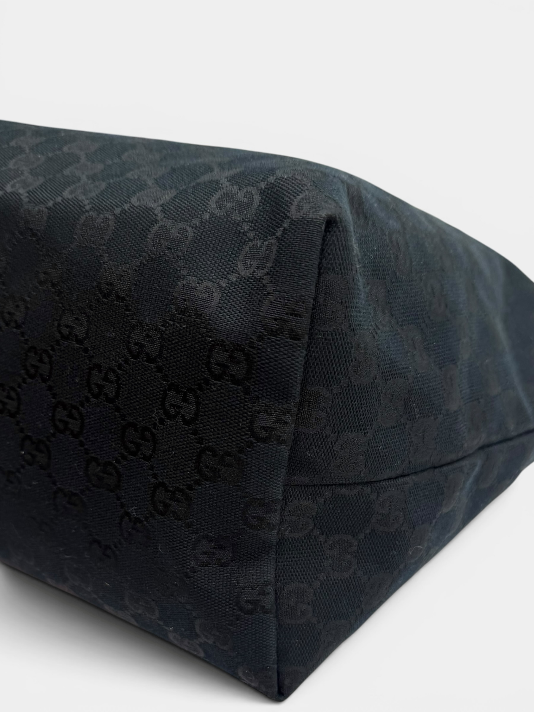 Gucci Black Canvas Tote
