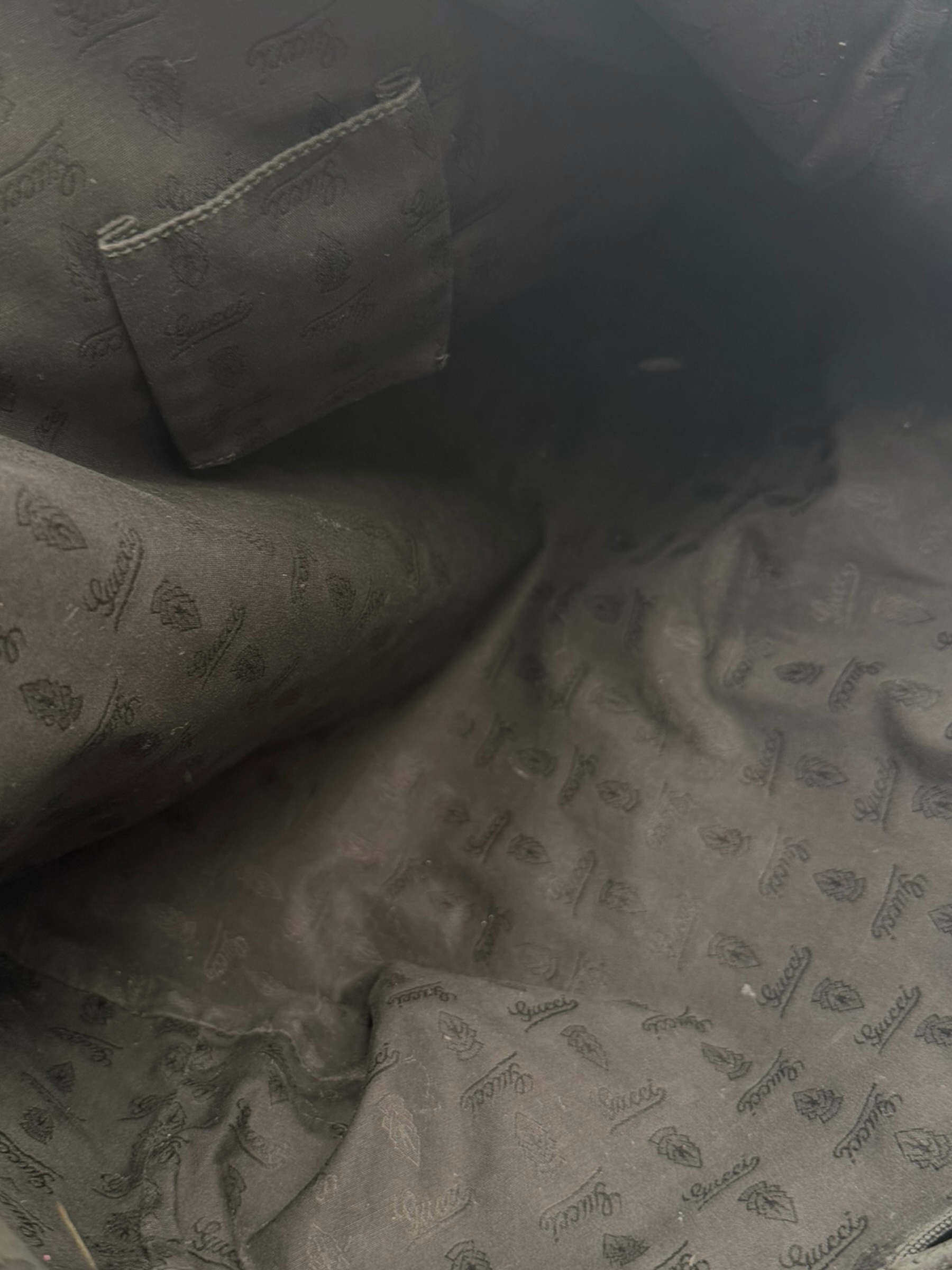 Gucci Black Canvas Tote