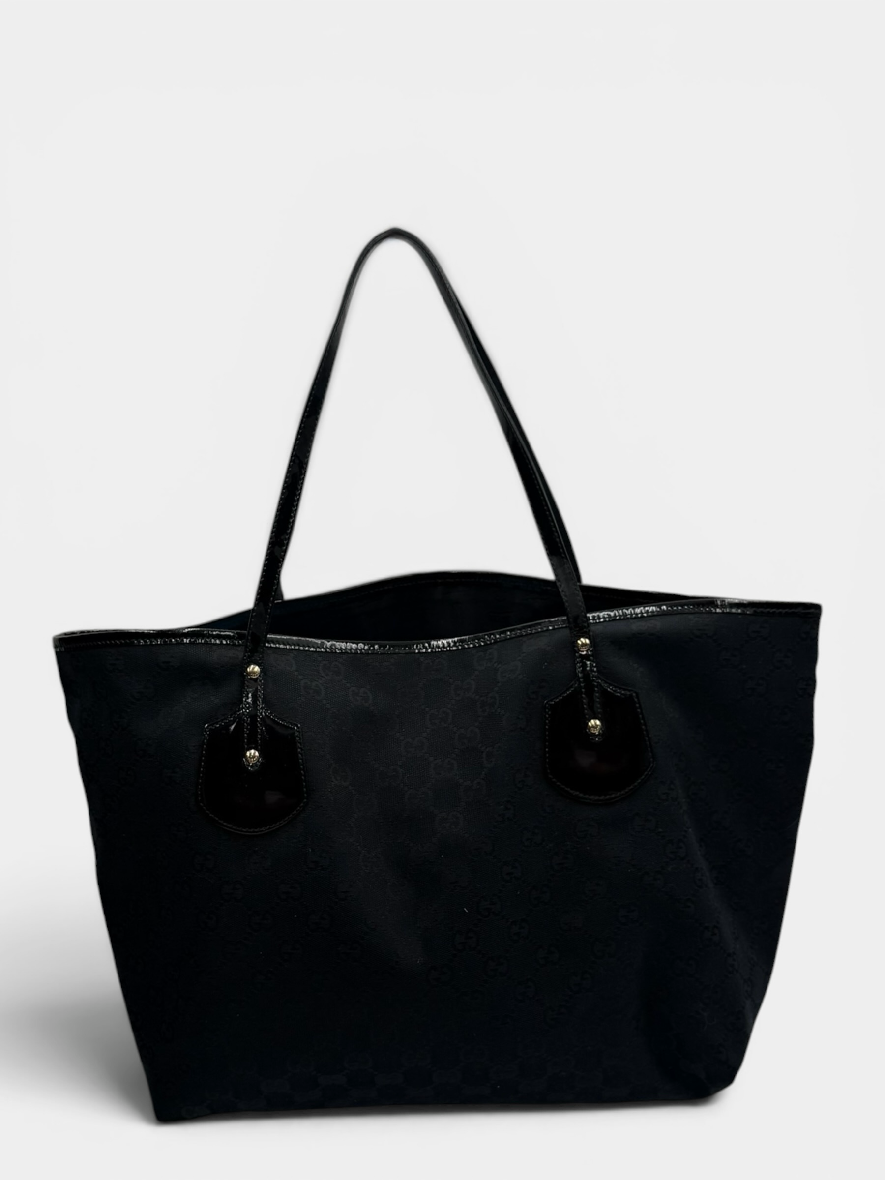 Gucci Black Canvas Tote