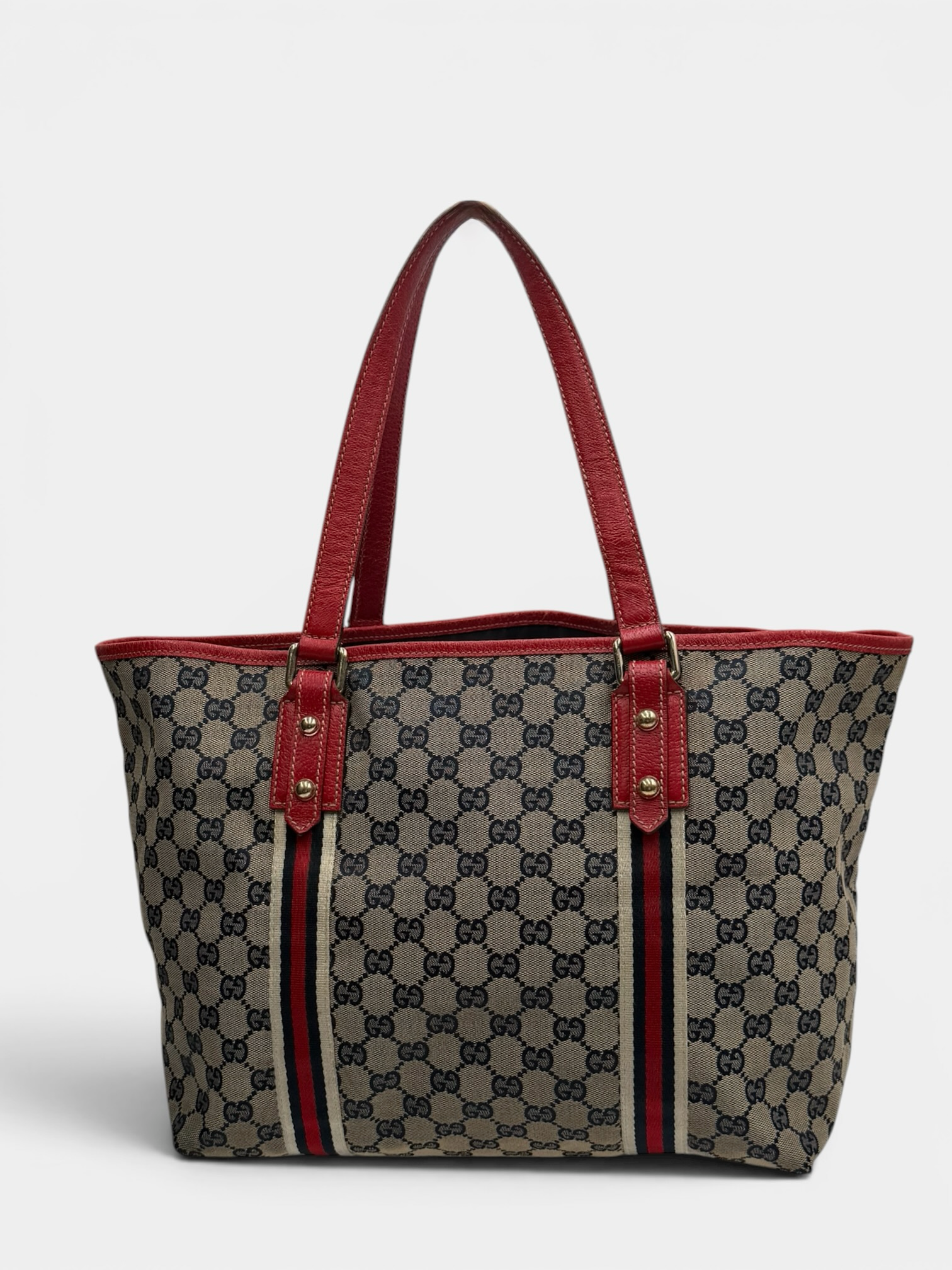 Gucci Tote Red and Blue