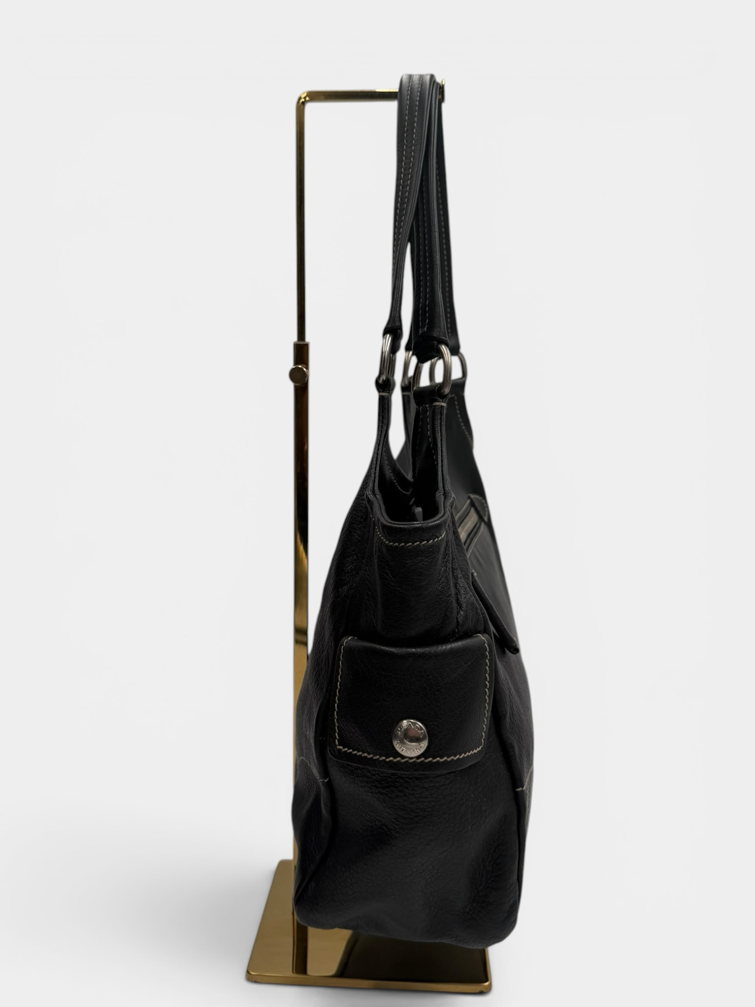 Prada Bufalino Triple Pocket tote