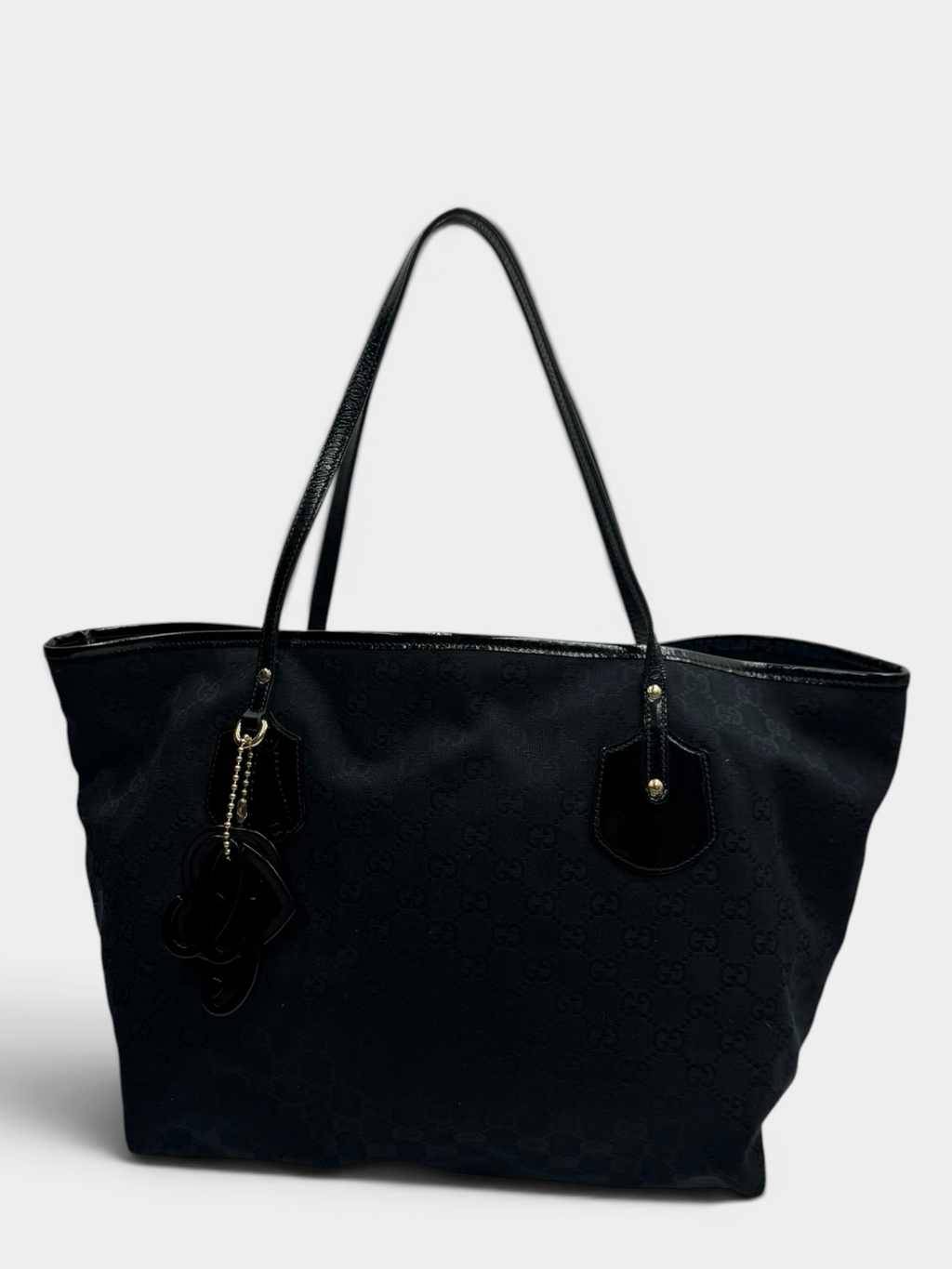 Gucci Black Canvas Tote