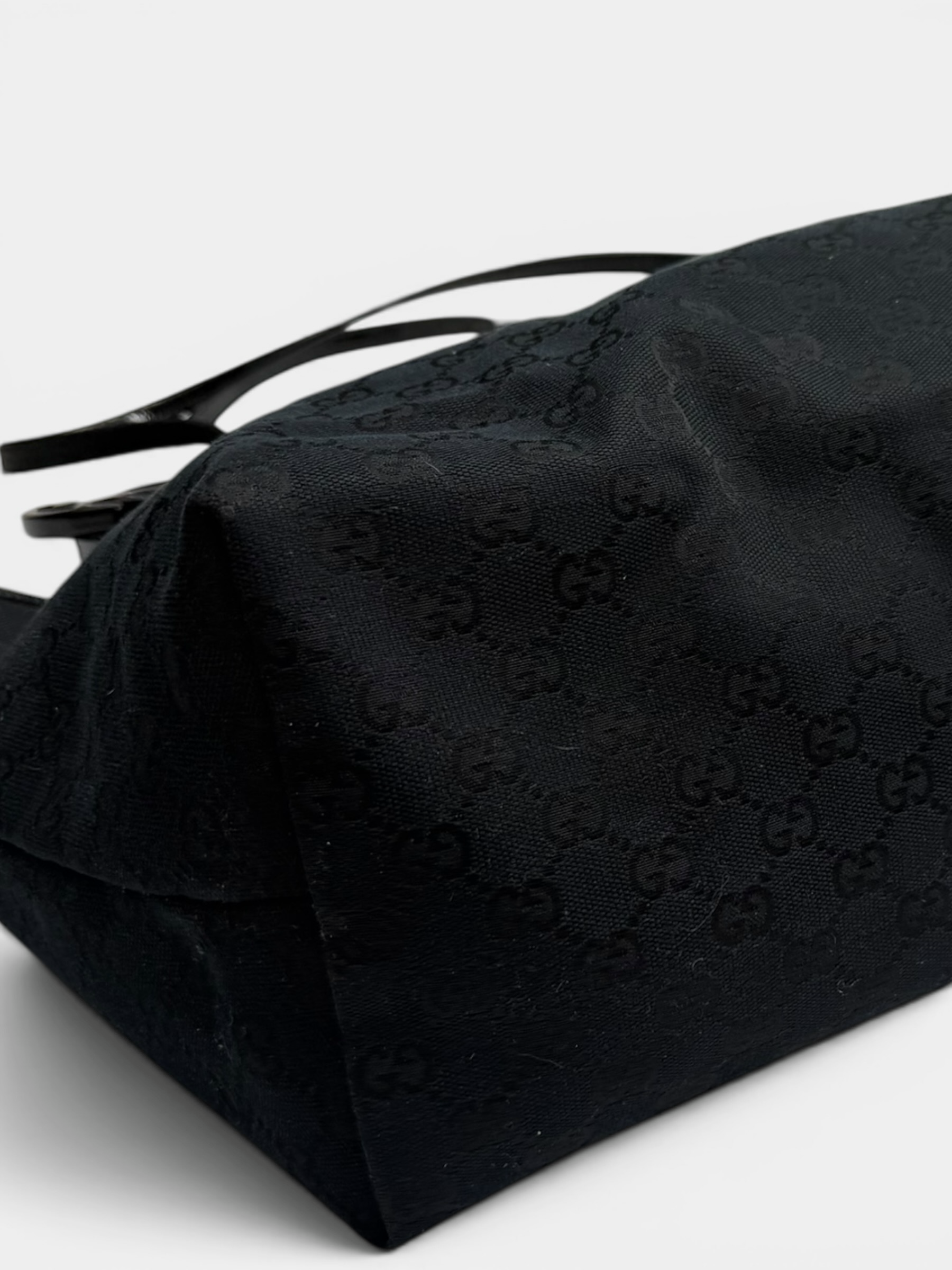 Gucci Black Canvas Tote