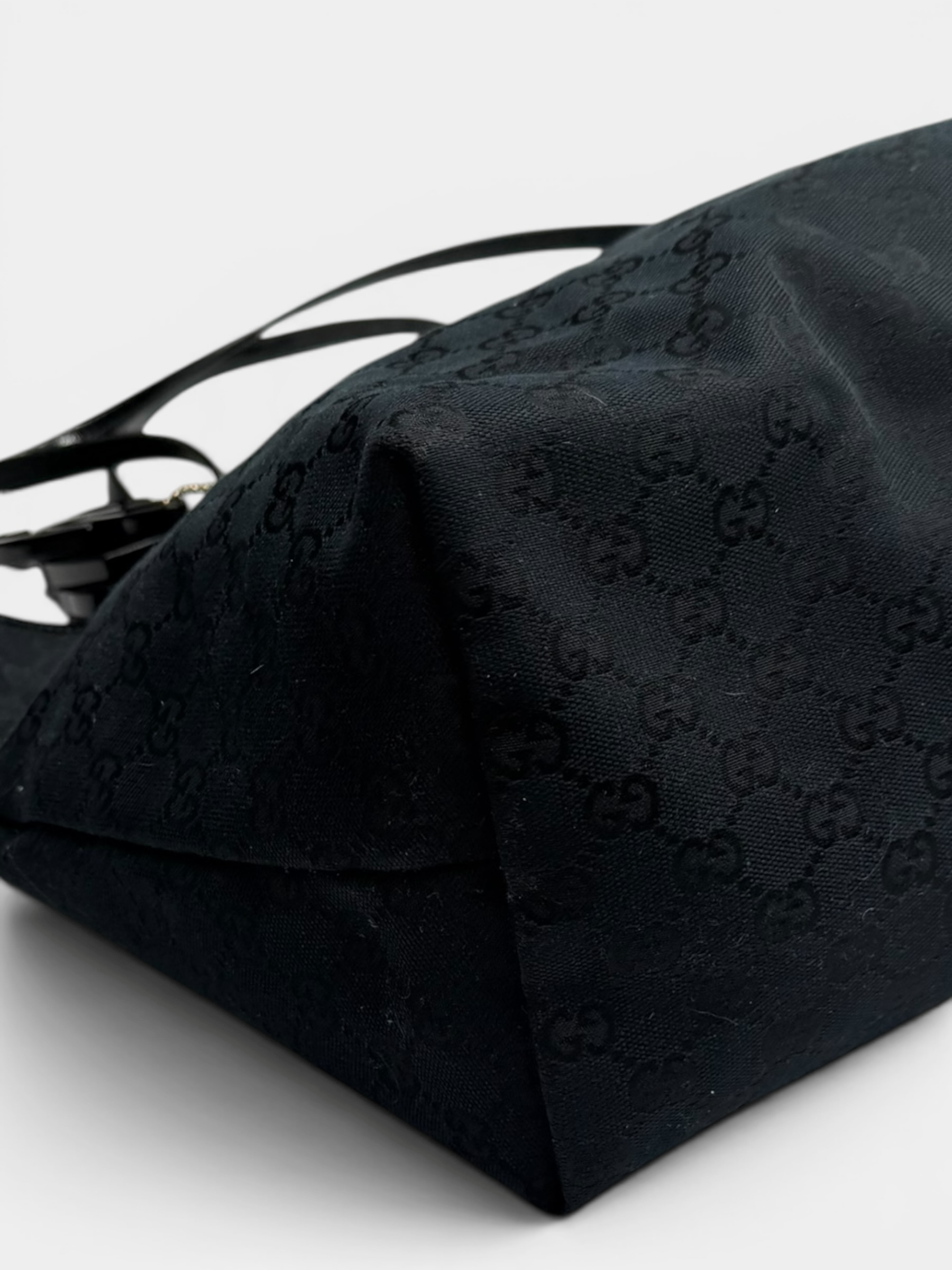 Gucci Black Canvas Tote